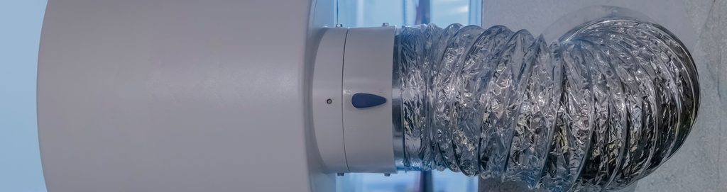 Close up image of whole home humidifier.